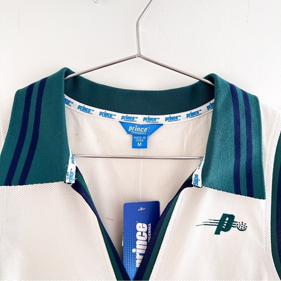 Prince White and Green Mini Dress - Picture 4 of 9